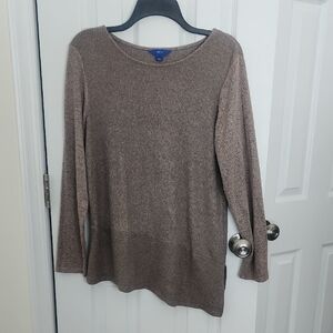 Apt. 9 Brown Long Sleeve Tee